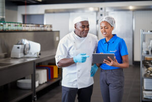 sanitation in restaurants with Diversey